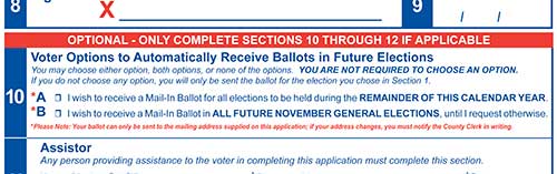 Mail In Ballot