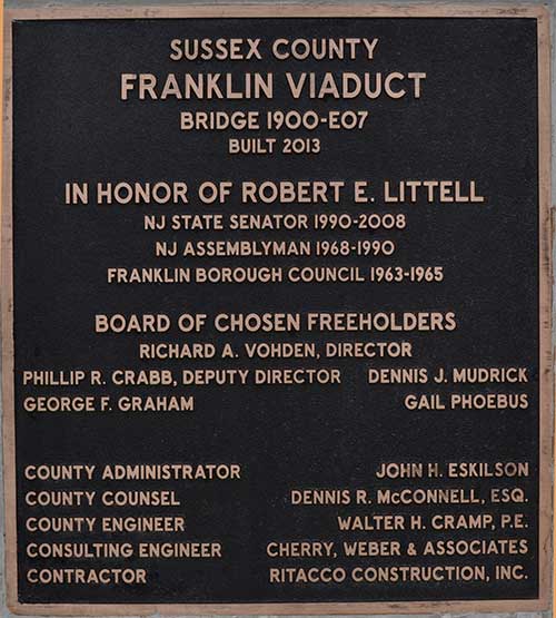 Viaduct Plaque