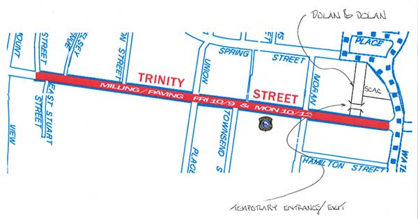 Trinity Street Map