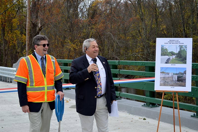 County Engineer Bill Koppenaal and Freeholder Director Carl Lazzaro