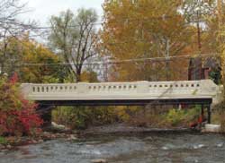 New Bridge with Concrete Balustrades