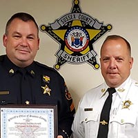 Sussex County Sheriff's Officer Receives the Meritorious Service Award