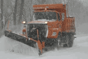 Image of Sussex County snow plow