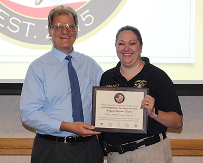 Tom Jindracek, State of NJ Superior Court Assistant Trial Court Administrator for Morris/Sussex County Vicinage & Sgt. Krista Galante