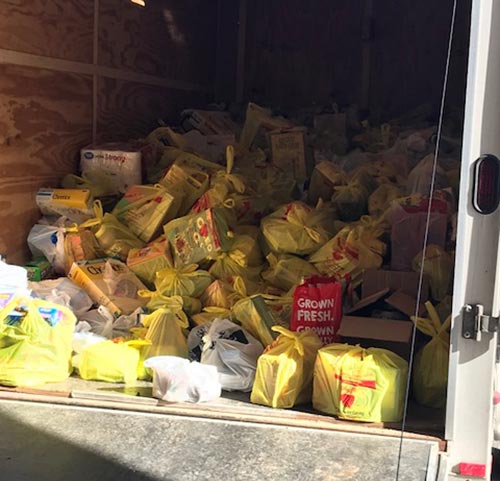 Image from Cram the Cruiser Food Drive