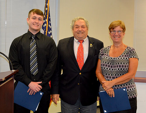 Omnibus Operator Doug Maull with officials