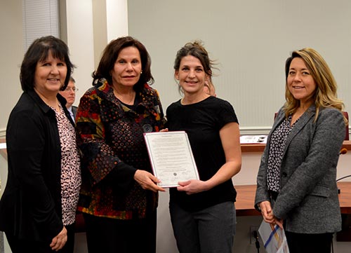 Becky Carlson, Sylvia Petillo, Tina Aue, Natishia McKown