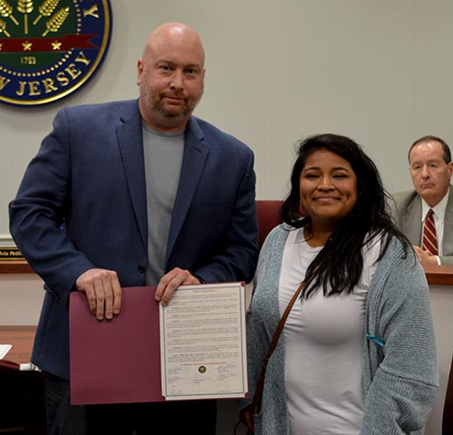 Freeholder Josh Hertzberg and Sierra Agens