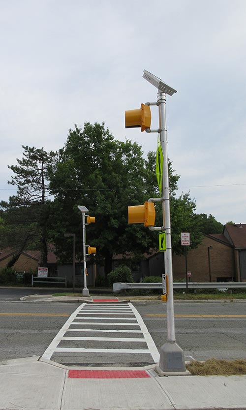 Completed Pedestrian Beacon