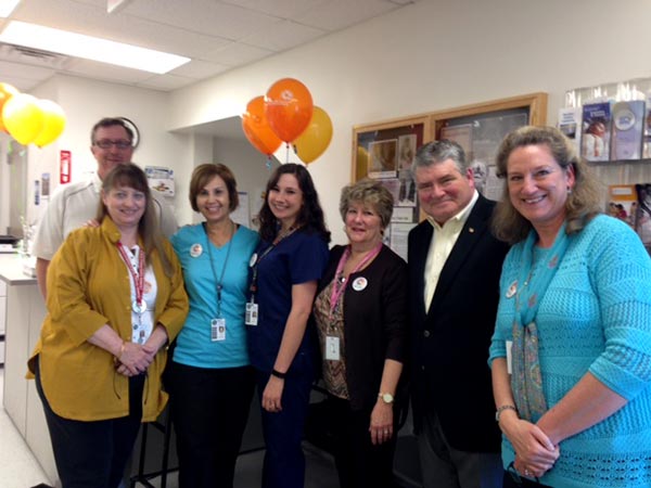 Public Health Nurses with Senator Oroho