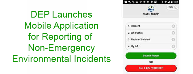 Smartphone app to conveniently report non-emergency environmental incidents.