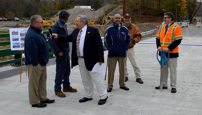 Officials at ribbon cutting