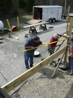 Facilities staff at work