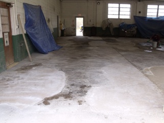 Garage floor repair