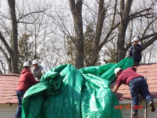 Facilities staff at work