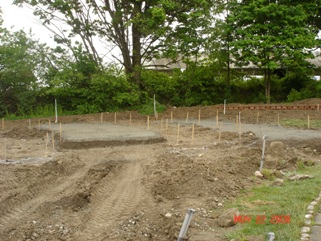 Amphitheatre under construction