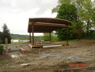 Amphitheatre under construction