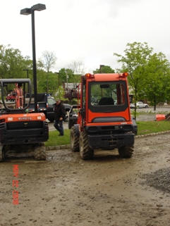 Amphitheatre under construction