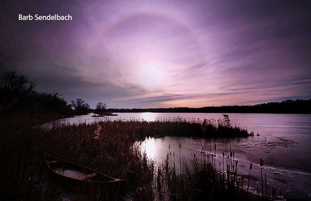 Icy Sunset