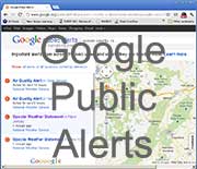 Google Public Alerts for Sussex County, NJ