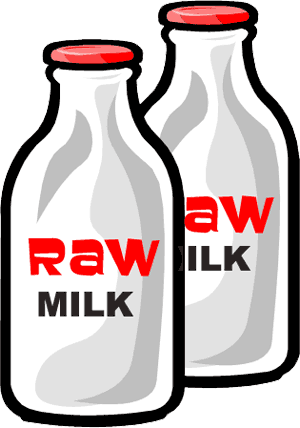 raw milk graphic