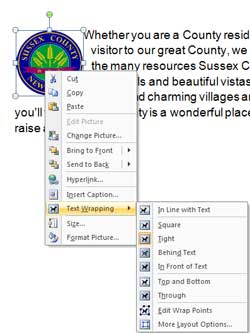 Sample image demonstrates text formatting in Microsoft Word Sample image demonstrates text formatting in Microsoft Word