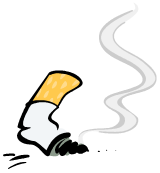 Image of a cigarette butt
